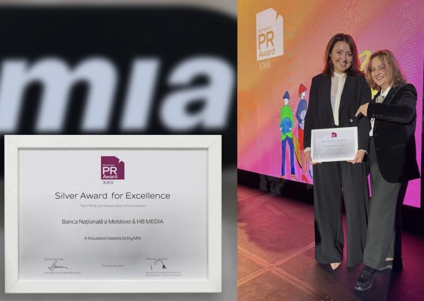 BNM, premiată la Romanian PR Award 2025: Proiectul „MIA” 